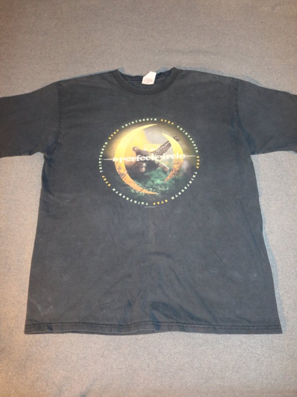 A Perfect Circle Concert T-shirt Large Black Tour 2003 Thirteenth Step Anvil